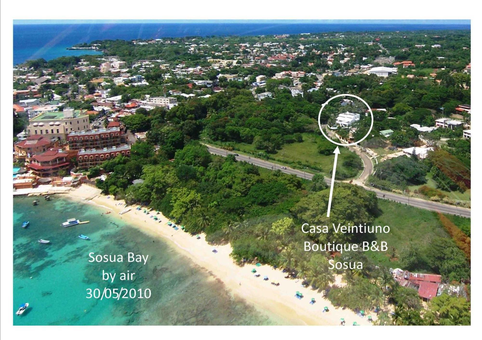 Casa Veintiuno Hotel Sosúa Buitenkant foto